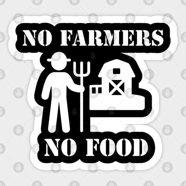 No Farmers No Food Sticker by evokearo